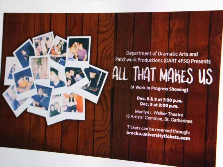 Here is what to expect from DART 4F56 Patchwork Productions’ “All That Makes Us” show