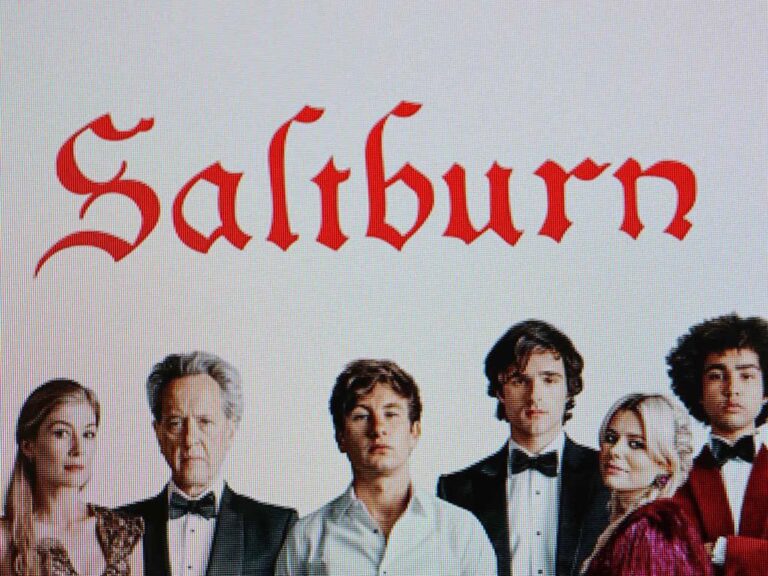 Behind its lavish curtain, “Saltburn” has little to share