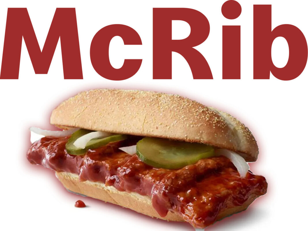 Losing the McRib is a modernday tragedy The Brock Press