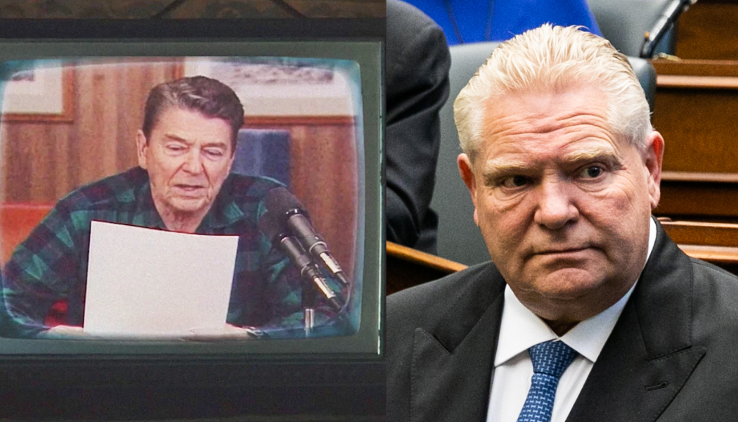 Doug Ford Ronald Reagan by Andrea A
